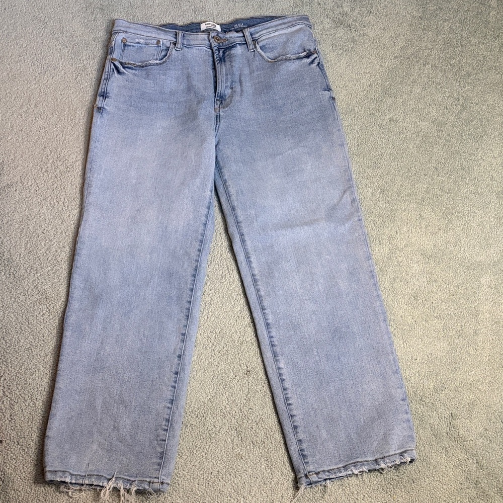 Kenzie Vintage Luxe  Ella High Rise Straight Light Blue Women's Jeans Size 12/31